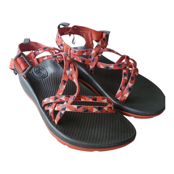 Chaco Women’s Red and Black Sport Sandals – Size 5, Adjustable Straps - Picture 1 of 11